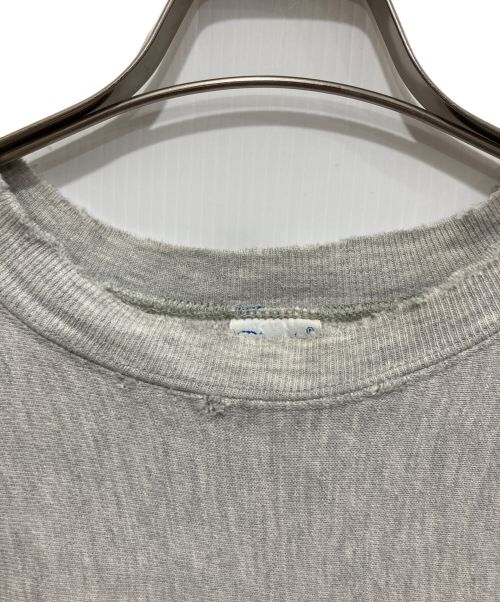 Champion REVERSE WEAVE（チャンピオン リバース ウィーブ）Champion REVERSE WEAVE (チャンピオン リバースウィーブ) 3段プリントスウェット グレー サイズ:XLの古着・服飾アイテム