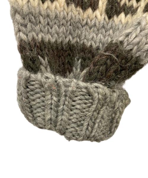 CANADIAN SWEATER（カナディアンセーター）CANADIAN SWEATER (カナディアンセーター) カウンチンニットカーディガン アイボリー×グレー サイズ:下記参照の古着・服飾アイテム