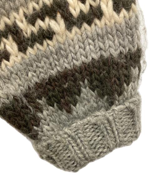 CANADIAN SWEATER（カナディアンセーター）CANADIAN SWEATER (カナディアンセーター) カウンチンニットカーディガン アイボリー×グレー サイズ:下記参照の古着・服飾アイテム