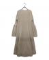 LANVIN en Bleu (ランバンオンブルー) フレアスリーブニットワンピース ベージュ サイズ:38：3000円