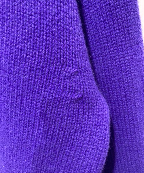 STUDIO NICHOLSON（スタジオ ニコルソン）STUDIO NICHOLSON (スタジオニコルソン) 5GG GUERNSEY JUMPER パープル サイズ:Mの古着・服飾アイテム