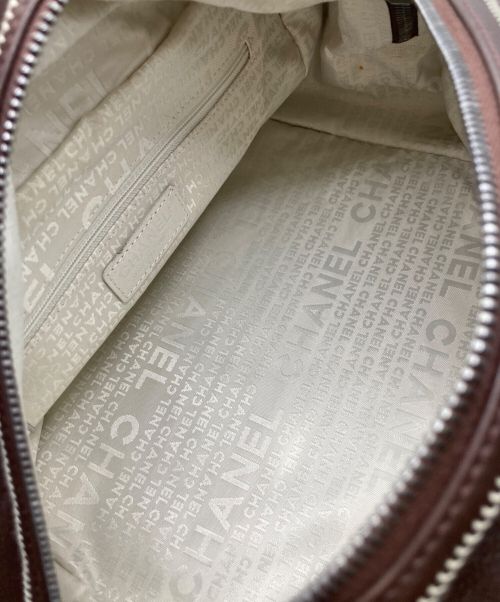 CHANEL（シャネル）CHANEL (シャネル) ココマークボストンバッグ ブラウンの古着・服飾アイテム