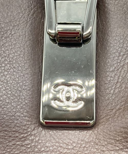 CHANEL（シャネル）CHANEL (シャネル) ココマークボストンバッグ ブラウンの古着・服飾アイテム