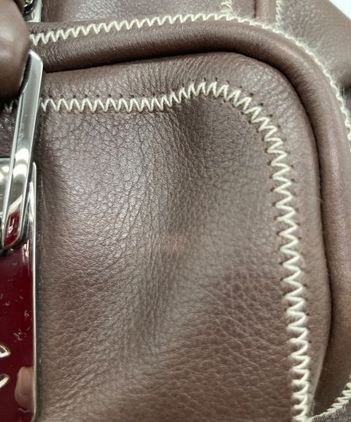CHANEL（シャネル）CHANEL (シャネル) ココマークボストンバッグ ブラウンの古着・服飾アイテム