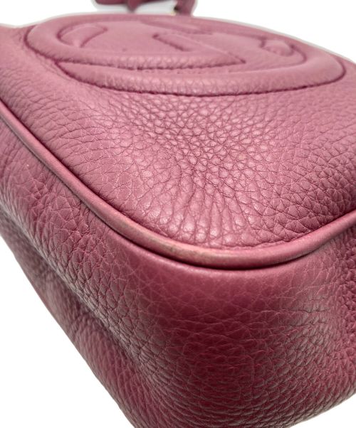 GUCCI（グッチ）GUCCI (グッチ) ソーホー ディスコ/ショルダーバッグ ピンクの古着・服飾アイテム