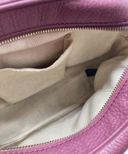 GUCCI（グッチ）GUCCI (グッチ) ソーホー ディスコ/ショルダーバッグ ピンクの古着・服飾アイテム