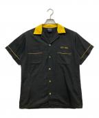Hiltonヒルトン）の古着「バックプリントボーリングシャツ」｜ブラック