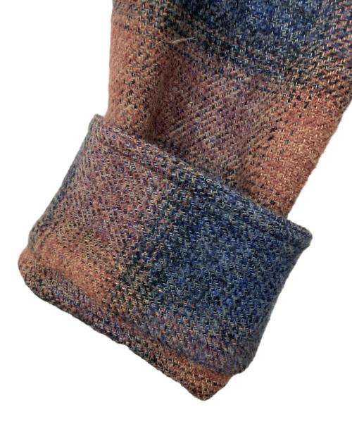 Pherrow's（フェローズ）Pherrow's (フェローズ) オンブレワークシャツ ネイビー×ブラウン サイズ:XLの古着・服飾アイテム