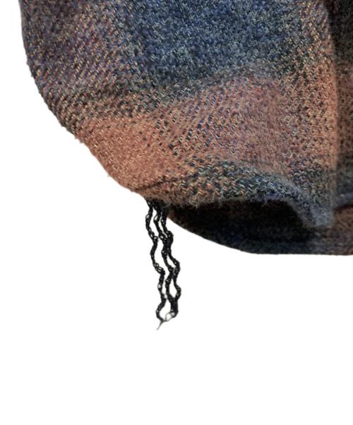 Pherrow's（フェローズ）Pherrow's (フェローズ) オンブレワークシャツ ネイビー×ブラウン サイズ:XLの古着・服飾アイテム