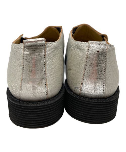 tricot COMME des GARCONS（トリココムデギャルソン）tricot COMME des GARCONS (トリココムデギャルソン) ポインテッドトゥシューズ シルバー サイズ:22cmの古着・服飾アイテム