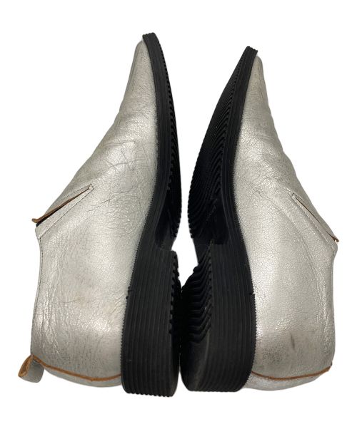 tricot COMME des GARCONS（トリココムデギャルソン）tricot COMME des GARCONS (トリココムデギャルソン) ポインテッドトゥシューズ シルバー サイズ:22cmの古着・服飾アイテム