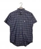 Burberry'sバーバリー）の古着「チェックシャツ」｜グレー×ネイビー