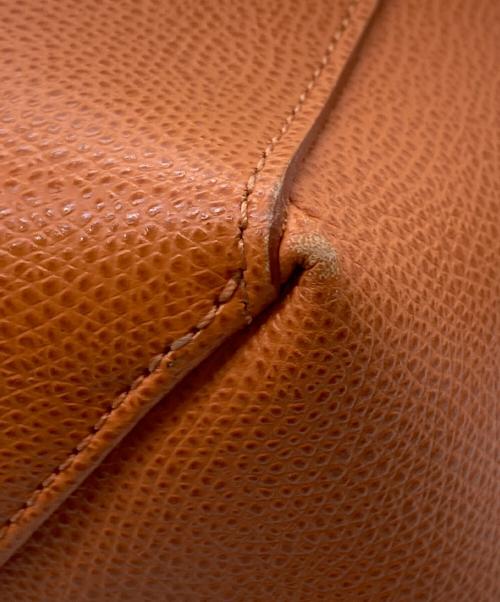 CELINE（セリーヌ）CELINE (セリーヌ) カバ スモール 2WAYハンドバッグ ブラウン×オレンジの古着・服飾アイテム