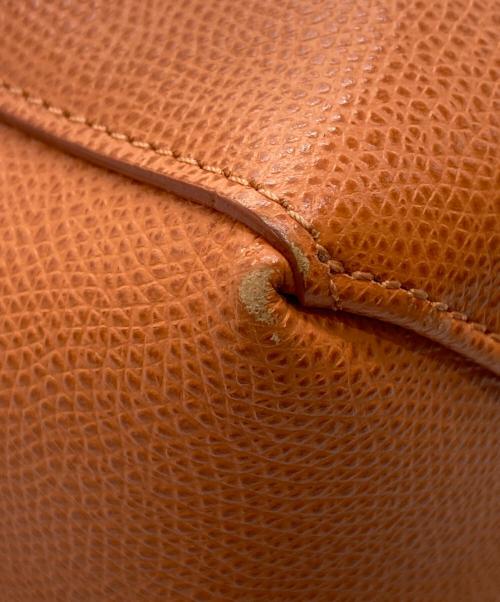 CELINE（セリーヌ）CELINE (セリーヌ) カバ スモール 2WAYハンドバッグ ブラウン×オレンジの古着・服飾アイテム