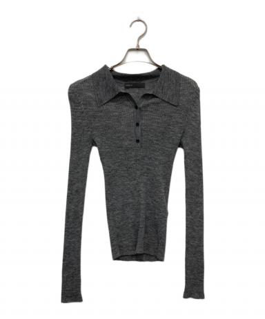 NOBLE アルパカミックスシアーポロニット 追加》アルパカミックスシアーポロニット（ニット／セーター）｜NOBLE