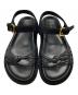 中古・古着 J&M DAVIDSON (ジェイ＆エム デヴィッドソン) STRAPPY KNOTTED SANDAL ブラック サイズ:37：9000円