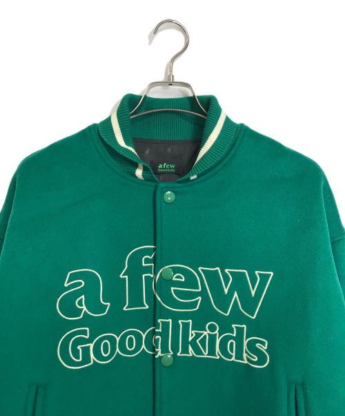 A FEW GOOD KIDS（アフューグッドキッズ）A FEW GOOD KIDS (アフューグッドキッズ) スタジャン グリーン サイズ:Sの古着・服飾アイテム