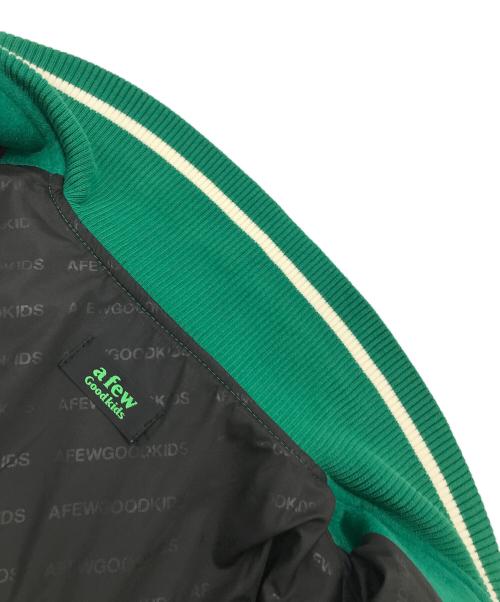 A FEW GOOD KIDS（アフューグッドキッズ）A FEW GOOD KIDS (アフューグッドキッズ) スタジャン グリーン サイズ:Sの古着・服飾アイテム