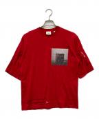 BURBERRYバーバリー）の古着「KINGDOM PRINT TEE」｜レッド