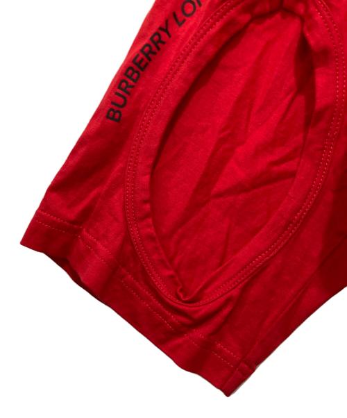 BURBERRY（バーバリー）BURBERRY (バーバリー) KINGDOM PRINT TEE レッド サイズ:XSの古着・服飾アイテム
