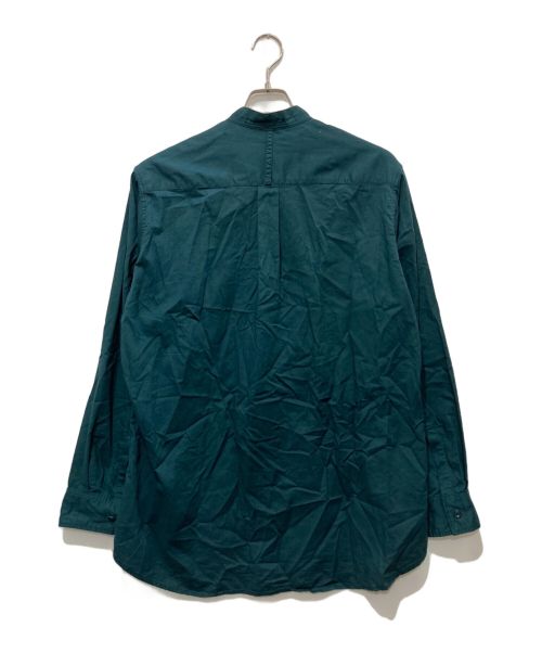 s'yte（サイト）s'yte (サイト) バンドカラーシャツ グリーン サイズ:3の古着・服飾アイテム