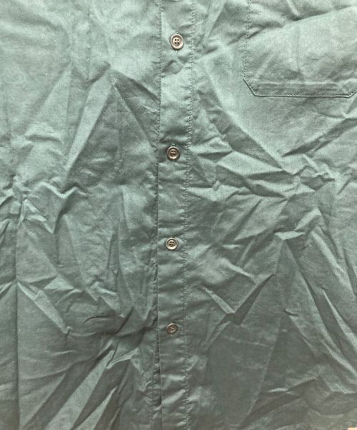 s'yte（サイト）s'yte (サイト) バンドカラーシャツ グリーン サイズ:3の古着・服飾アイテム