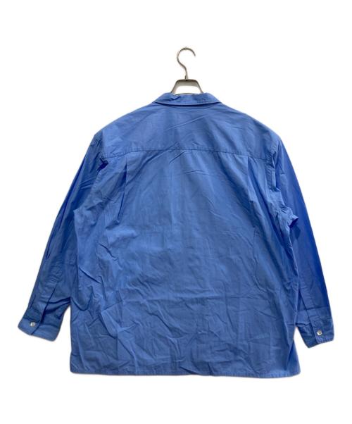 nuterm（ニュータム）nuterm (ニュータム) ALAN Buggy Fit Shirts ブルー サイズ:Mの古着・服飾アイテム