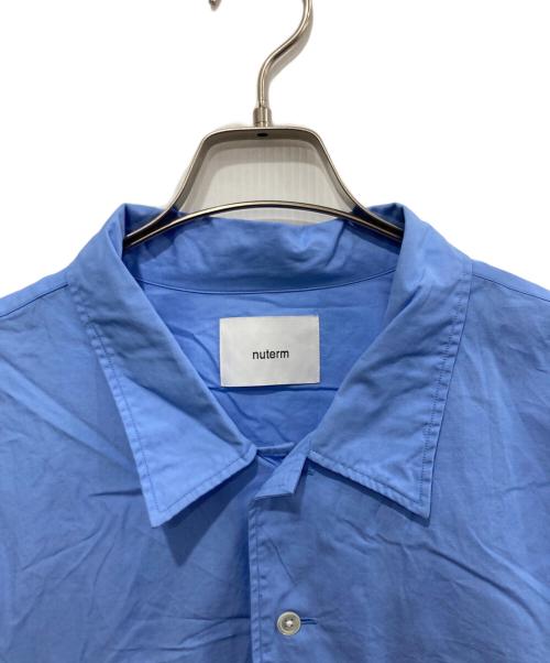 nuterm（ニュータム）nuterm (ニュータム) ALAN Buggy Fit Shirts ブルー サイズ:Mの古着・服飾アイテム