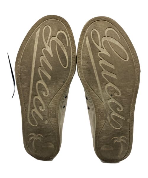 GUCCI（グッチ）GUCCI (グッチ) GGキャンバスローカットスニーカー ベージュ サイズ:8の古着・服飾アイテム