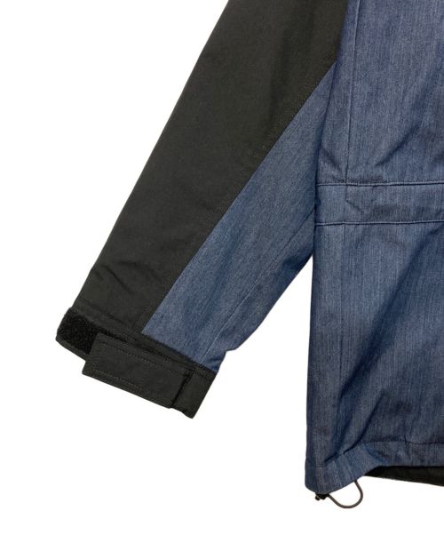 THE NORTH FACE（ザ ノース フェイス）THE NORTH FACE (ザ ノース フェイス) Mountain Light Denim Jacket/マウンテンライトデニムジャケット ブルー×ブラック サイズ:Lの古着・服飾アイテム