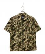 stussyステューシー）の古着「カモフラシャツ」｜カーキ
