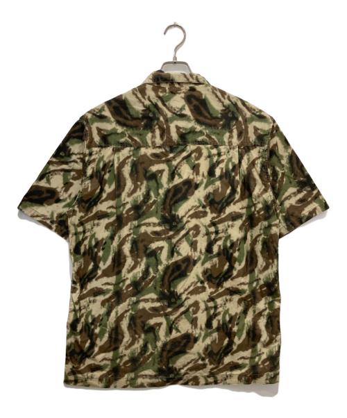 stussy（ステューシー）stussy (ステューシー) カモフラシャツ カーキ サイズ:Lの古着・服飾アイテム