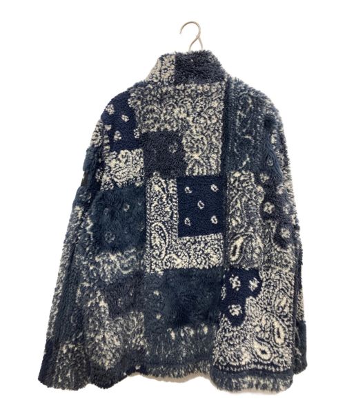 TATRAS（タトラス）TATRAS (タトラス) WADEC/ボアフリースジャケット ネイビー×ホワイト サイズ:3の古着・服飾アイテム