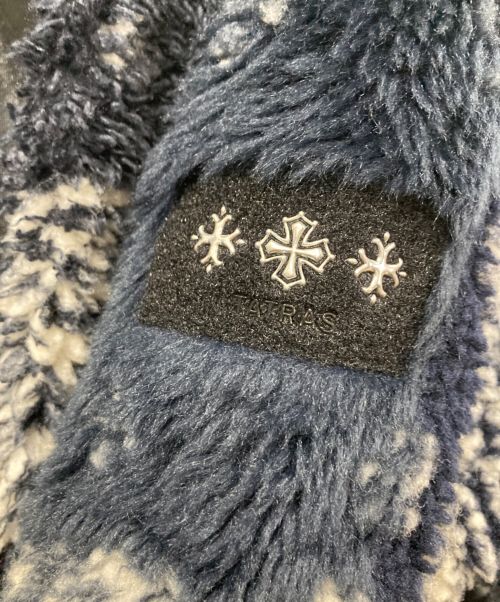 TATRAS（タトラス）TATRAS (タトラス) WADEC/ボアフリースジャケット ネイビー×ホワイト サイズ:3の古着・服飾アイテム