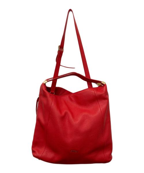 FURLA（フルラ）FURLA (フルラ) 2WAYショルダーバッグ レッドの古着・服飾アイテム