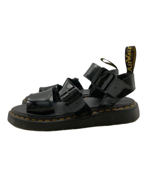 Dr.Martens（ドクターマーチン）Dr.Martens (ドクターマーチン) バックストラップサンダル ブラック サイズ:8の古着・服飾アイテム