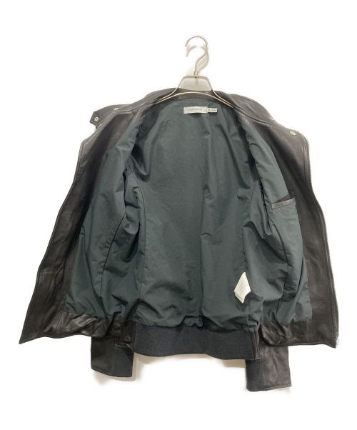 nonnative（ノンネイティブ）nonnative (ノンネイティブ) シングルライダースジャケット ブラックの古着・服飾アイテム