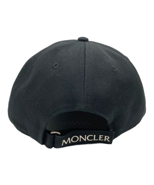 MONCLER（モンクレール）MONCLER (モンクレール) ベースボールキャップ ブラック サイズ:UNIの古着・服飾アイテム