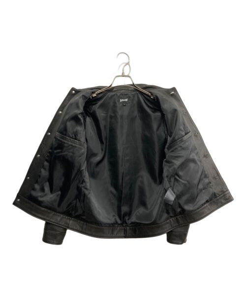 Schott（ショット）Schott (ショット) GOAT NEWBIE LEATHER JACKET ブラック サイズ:Sの古着・服飾アイテム