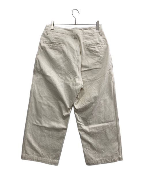 E.TAUTZ（イートーツ）E.TAUTZ (イートーツ) ワイドデニムパンツ アイボリー サイズ:W30の古着・服飾アイテム