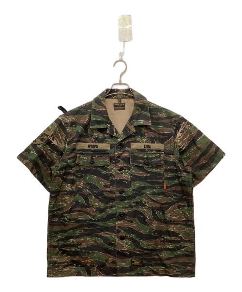 WTAPS（ダブルタップス）WTAPS (ダブルタップス) カモフラ半袖シャツ カーキ サイズ:3の古着・服飾アイテム