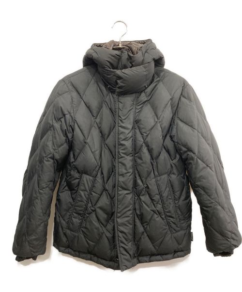 MONCLER（モンクレール）MONCLER (モンクレール) リバーシブルダウンジャケット ブラウン×ブラック サイズ:1の古着・服飾アイテム
