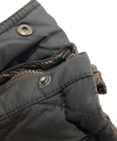 MONCLER（モンクレール）MONCLER (モンクレール) リバーシブルダウンジャケット ブラウン×ブラック サイズ:1の古着・服飾アイテム
