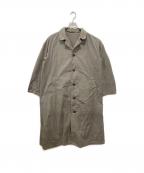 nest Robeネストローブ）の古着「ステンカラーコート」｜グレー