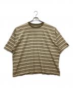 KAPITALキャピタル）の古着「ボーダーTシャツ」｜ベージュ