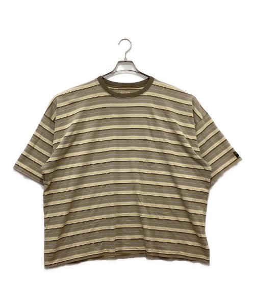 KAPITAL（キャピタル）KAPITAL (キャピタル) ボーダーTシャツ ベージュ サイズ:1の古着・服飾アイテム