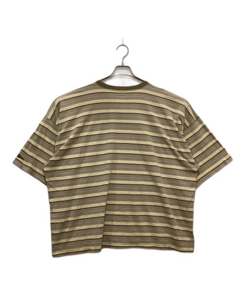 KAPITAL（キャピタル）KAPITAL (キャピタル) ボーダーTシャツ ベージュ サイズ:1の古着・服飾アイテム