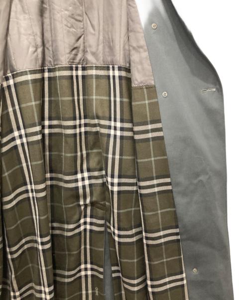 Burberry's（バーバリーズ）Burberry's (バーバリーズ) スタンドカラーウールトレンチコート グリーン サイズ:7ARの古着・服飾アイテム