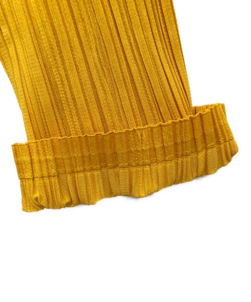 PLEATS PLEASE（プリーツプリーズ）PLEATS PLEASE (プリーツプリーズ) プリーツカーディガン イエロー サイズ:3の古着・服飾アイテム