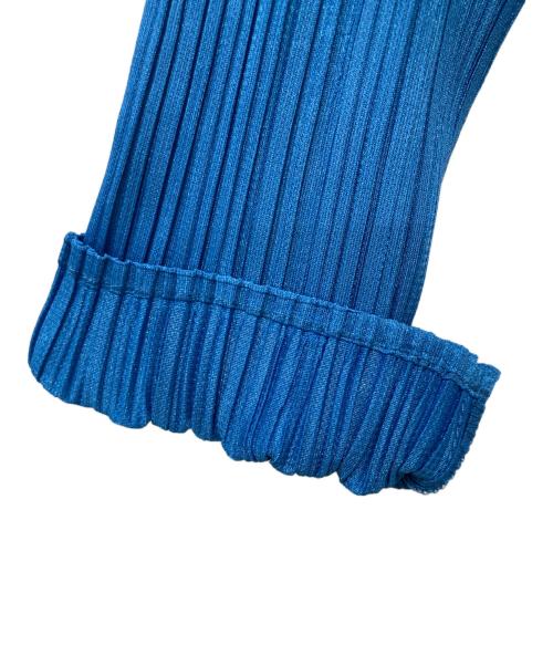PLEATS PLEASE（プリーツプリーズ）PLEATS PLEASE (プリーツプリーズ) プリーツカットソー ブルー サイズ:3の古着・服飾アイテム
